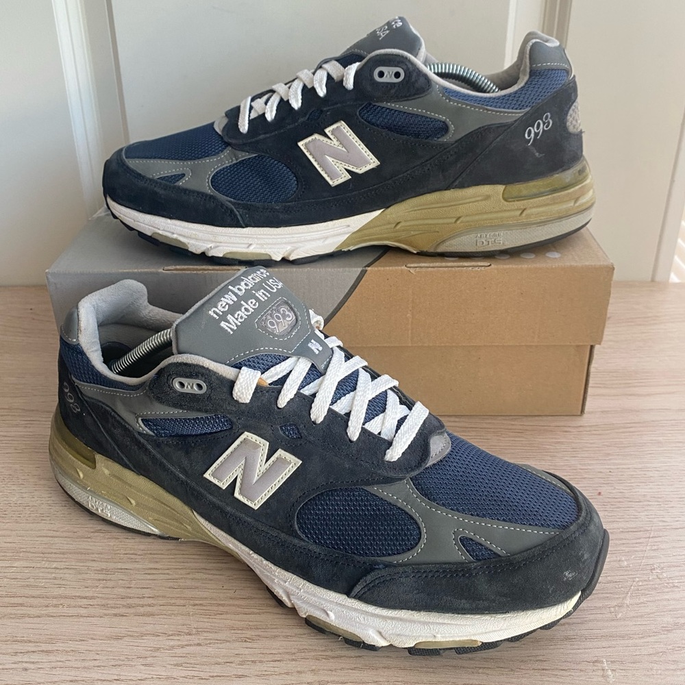 New Balance 993 Kith Navy Men Sneakers - Men 11 - Gem
